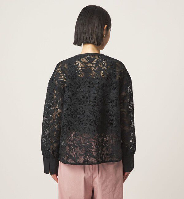 UNITED ARROWS green label relaxing「レース ハオリ ブラウス」|シャツ・ブラウス|