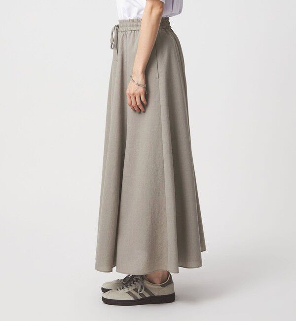 UNITED ARROWS green label relaxing「［size SHORT/TALLあり］ドライクロス フレアスカート マシンウォッシャブル  通気性」|フレア|