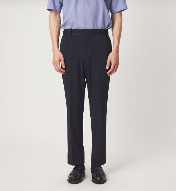 UNITED ARROWS green label relaxing「A+ ラッカンジャージ スタンダード イージー NP スラックス セットアップパンツ -ウォッシャブル・ストレッ」|スラックス|