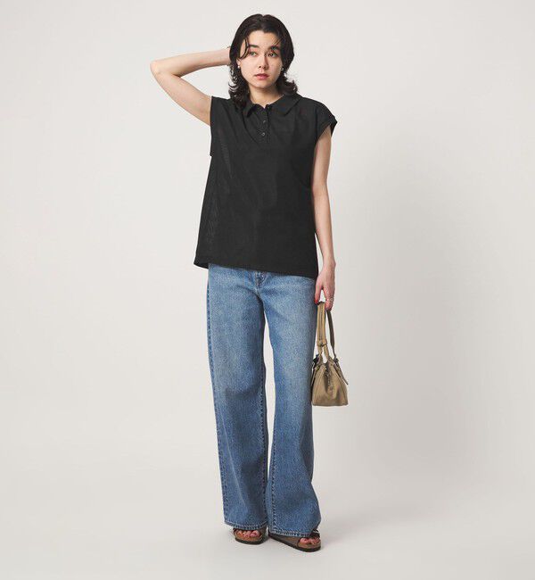 UNITED ARROWS green label relaxing「シアー メッシュ ポロカットソー」|Tシャツ・カットソー|
