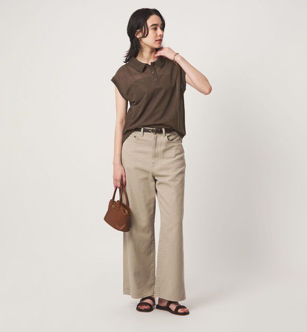 UNITED ARROWS green label relaxing「シアー メッシュ ポロカットソー」|Tシャツ・カットソー|