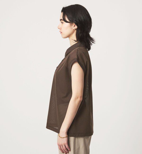 UNITED ARROWS green label relaxing「シアー メッシュ ポロカットソー」|Tシャツ・カットソー|