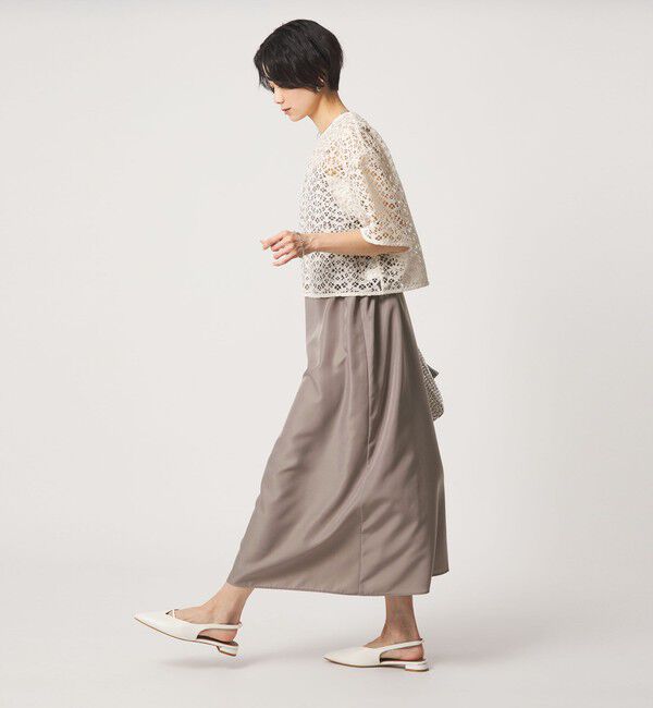 UNITED ARROWS green label relaxing「レースブラウス&times;キャミソールワンピース セット」|ワンピース|