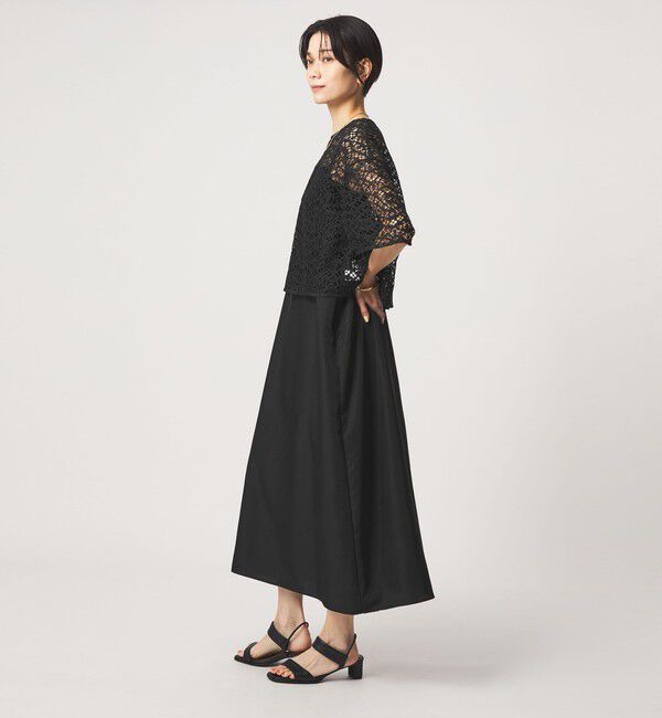 UNITED ARROWS green label relaxing「レースブラウス&times;キャミソールワンピース セット」|ワンピース|