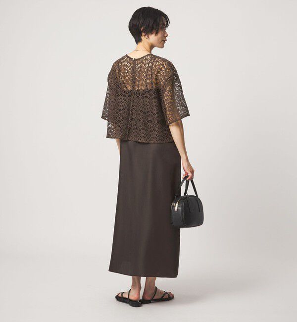 UNITED ARROWS green label relaxing「レースブラウス&times;キャミソールワンピース セット」|ワンピース|
