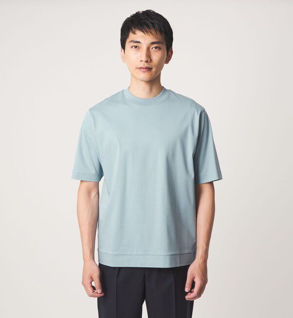 UNITED ARROWS green label relaxing「A+ COOL スムース クルーネック カットソー -接触冷感・抗菌-」|Tシャツ・カットソー|