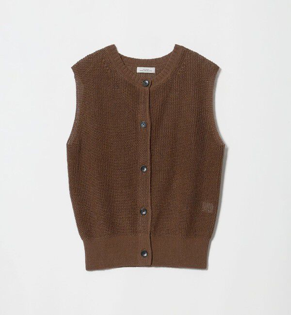 UNITED ARROWS green label relaxing「ニット ボタン ベスト」|ベスト・ジレ|