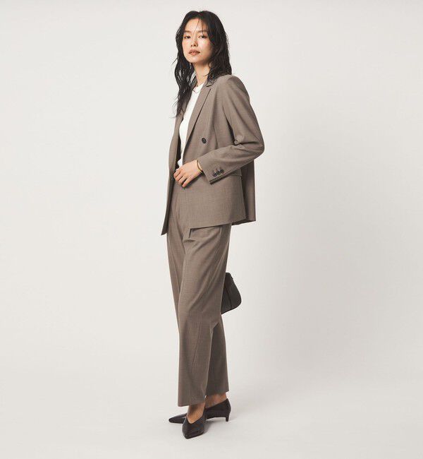 UNITED ARROWS green label relaxing「［size SHORT/TALLあり］カチリラ ダブル ジャケット ウォッシャブル ストレッチ」|テーラードジャケット|