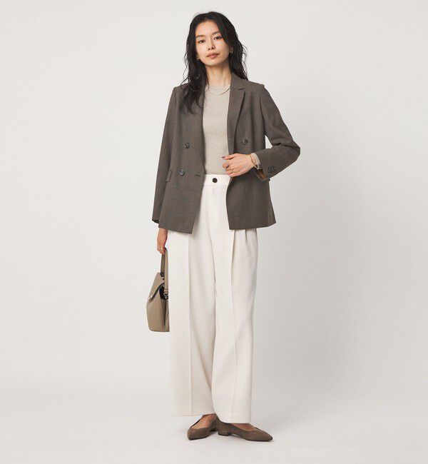 UNITED ARROWS green label relaxing「［size SHORT/TALLあり］カチリラ ダブル ジャケット ウォッシャブル ストレッチ」|テーラードジャケット|