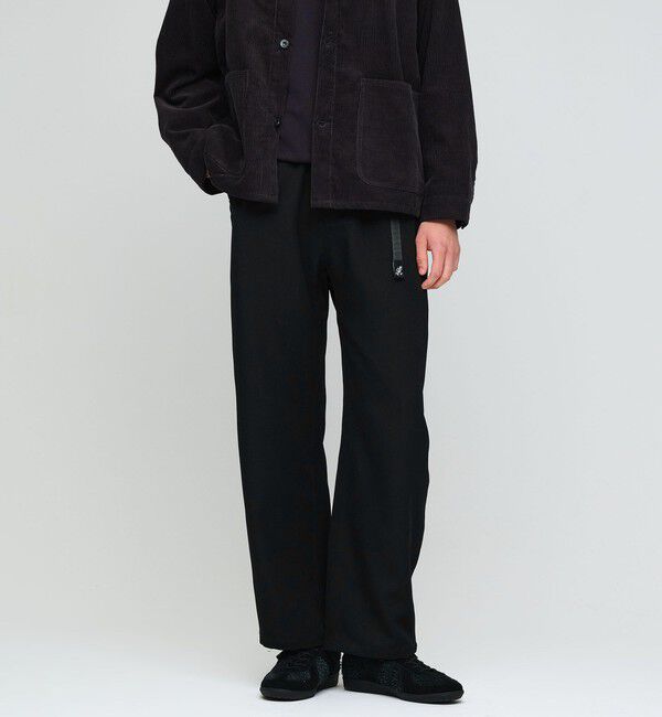 UNITED ARROWS green label relaxing「【別注】＜Gramicci＞ウールライク カーブ パンツ」|その他|BLACK
