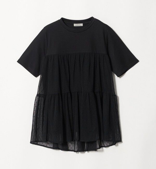 UNITED ARROWS green label relaxing「ドットチュール ティアード プルオーバー カットソー」|Tシャツ・カットソー|