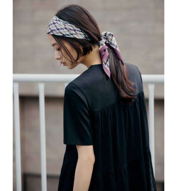 UNITED ARROWS green label relaxing「ドットチュール ティアード プルオーバー カットソー」|Tシャツ・カットソー|