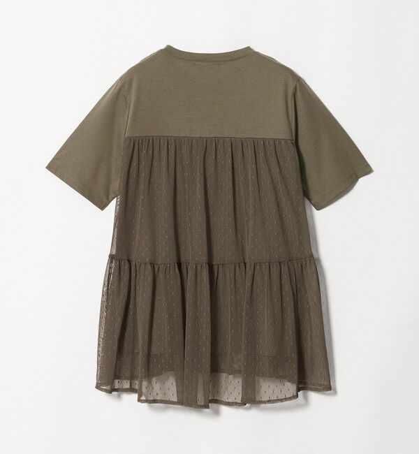 UNITED ARROWS green label relaxing「ドットチュール ティアード プルオーバー カットソー」|Tシャツ・カットソー|