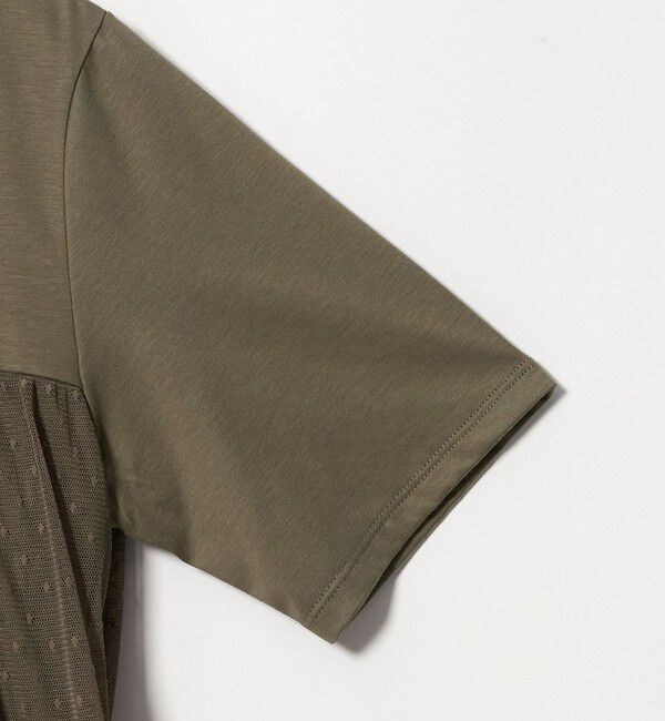 UNITED ARROWS green label relaxing「ドットチュール ティアード プルオーバー カットソー」|Tシャツ・カットソー|