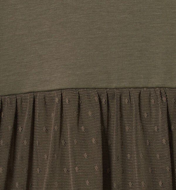 UNITED ARROWS green label relaxing「ドットチュール ティアード プルオーバー カットソー」|Tシャツ・カットソー|