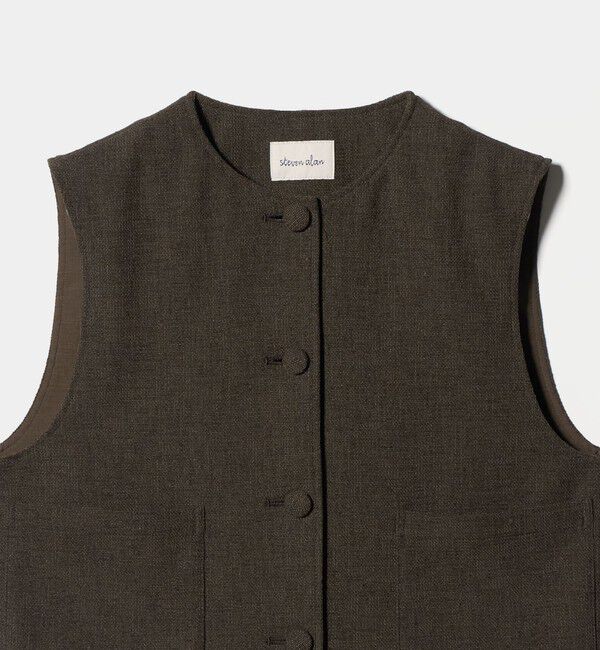 STEVEN ALAN「＜Steven Alan＞ツイードライク ベスト」|テーラードジャケット|