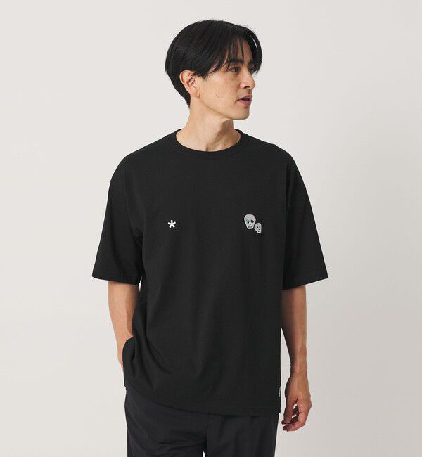 BEAUTY&YOUTH UNITED ARROWS「＜ESPOIR＞Skull EMB Tシャツ」|Tシャツ・カットソー|BLACK