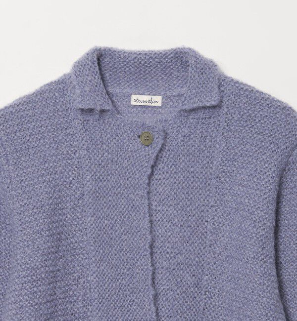 STEVEN ALAN「＜Steven Alan＞ウール モヘヤ ナイロン ボタン カーディガン」|カーディガン|