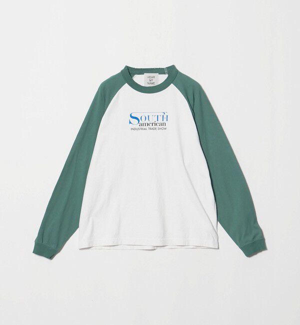 BEAUTY&YOUTH UNITED ARROWS「【別注】＜HEAR MY NAME＞ラグラン ロングスリーブ Tシャツ」|Tシャツ・カットソー|OLIVE
