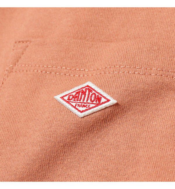 Ray BEAMS 「DANTON / ポケット Tシャツ　26SS 洗濯可 ロゴオーバーサイズ リラックス メンズライク ダントン」|Tシャツ・カットソー|