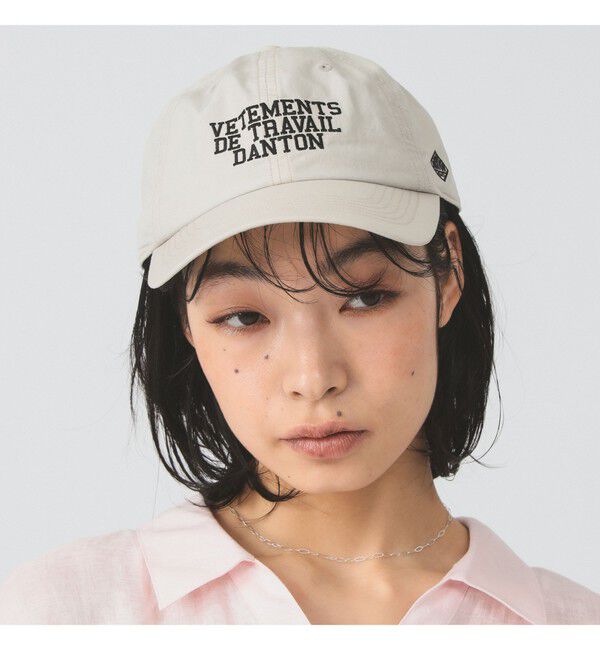 Ray BEAMS 「DANTON / 6パネル ロゴ キャップ　　日除け 紫外線対策 レジャー アウトドア 夏 」|キャップ・キャスケット|