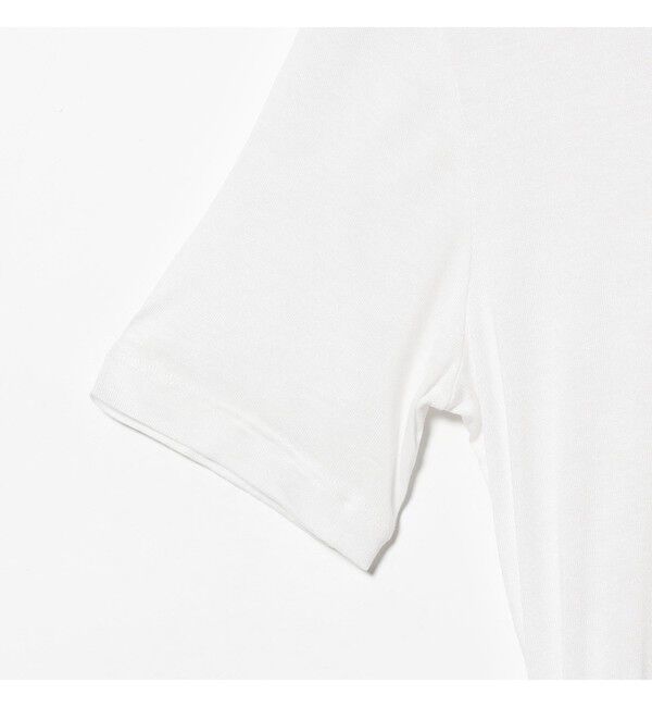Demi-Luxe BEAMS 「BAUM UND PFERDGARTEN / JELVA ギャザー Tシャツ」|Tシャツ・カットソー|