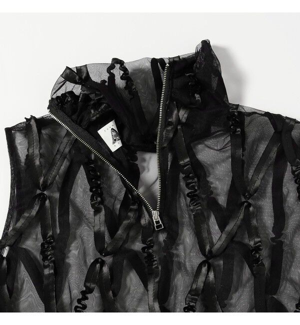Ray BEAMS 「Yuumi ARIA / Tape Tulle Shirt」|シャツ・ブラウス|