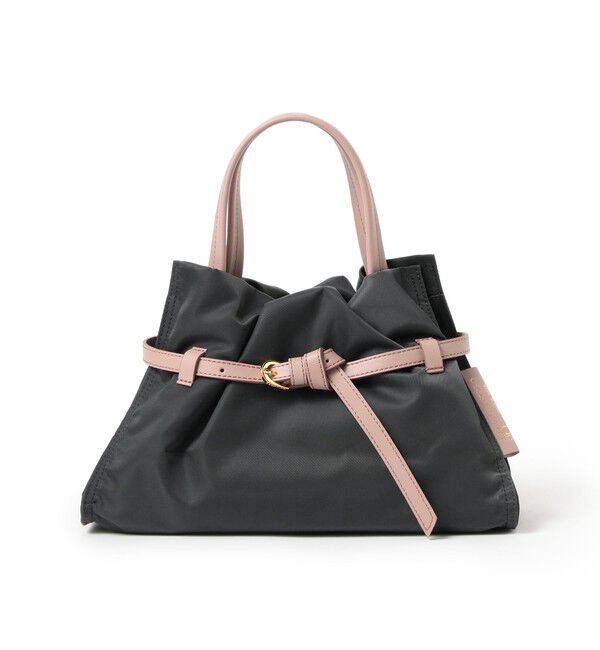 Demi-Luxe BEAMS 「VIOLAd&rsquo;ORO / BIANCA クロア ナイロン トートバッグ S」|トートバッグ|CHARCOAL&times;PINK GREY