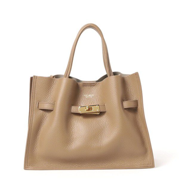 Demi-Luxe BEAMS 「VIOLAd&rsquo;ORO / TRERO シュリンク クロア トートバッグ M」|トートバッグ|CAPPUCCINO/GREY