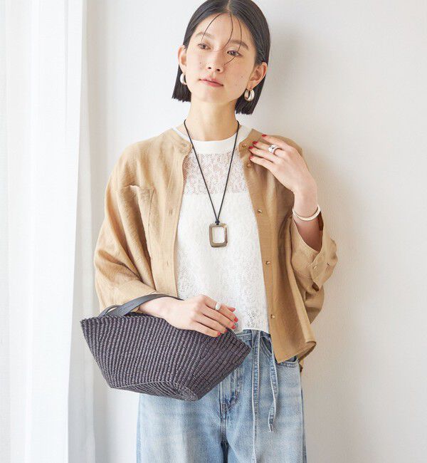 SHIPS for women「【実力派ベーシック】〈手洗い可能〉シルク混 シアー 羽織 シャツ」|シャツ・ブラウス|