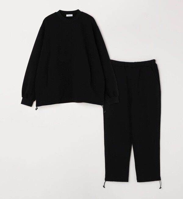 SHIPS any「SHIPS any: クリア ダンボール セミモックネック カットソー (セットアップ対応)◇」|Tシャツ・カットソー|