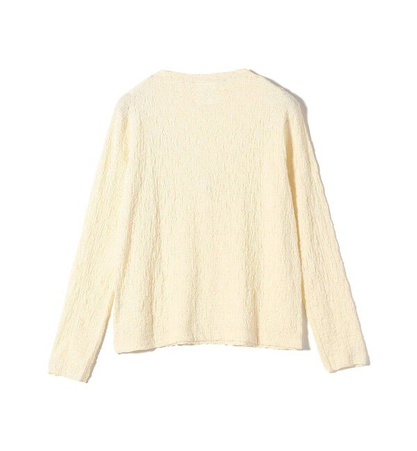 SHIPS for women「assiette:〈手洗い可能〉シャーリング レース プルオーバー」|Tシャツ・カットソー|