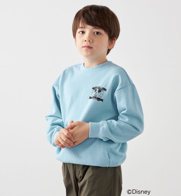 SHIPS any「SHIPS any: /ミッキーマウス/ ワンポイント スウェット <KIDS>」|スウェット・ジャージ|ライトブルー