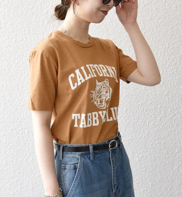 SHIPS any「Mixta:〈洗濯機可能〉MIXTIGER プリント TEE」|Tシャツ・カットソー|
