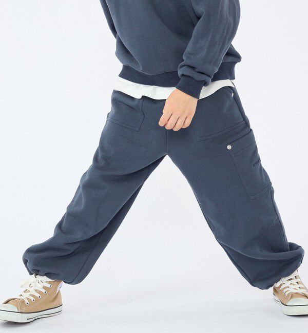 SHIPS KIDS「【SHIPS KIDS別注】ARCH＆LINE:100～130cm / コットン スウェット カーゴ パンツ」|その他|