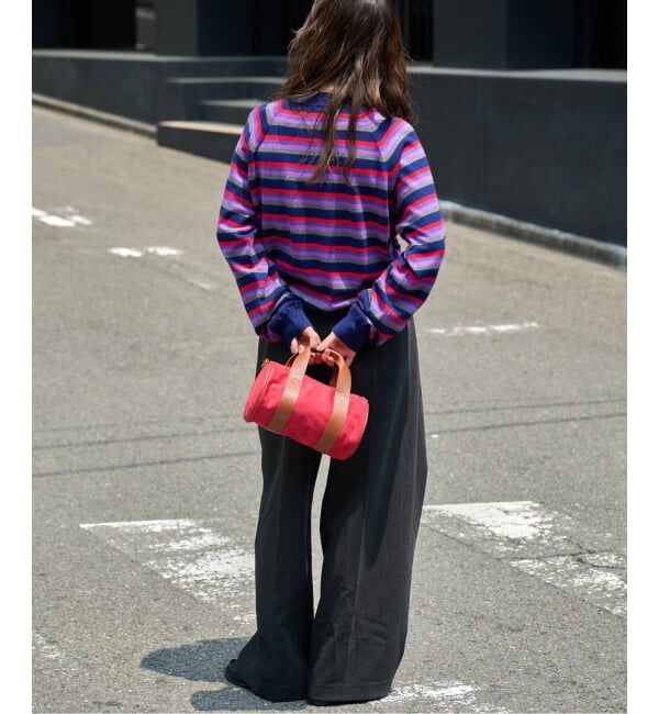 OUTDOOR PRODUCTS Usual Things「≪予約≫コットンカシミヤMIXマルチボーダーニット」|ニット・セーター|