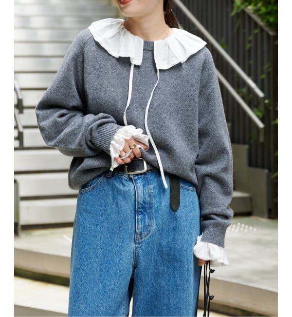 OUTDOOR PRODUCTS Usual Things「≪予約≫WOOL SIGNATURE クルーネックニット」|ニット・セーター|