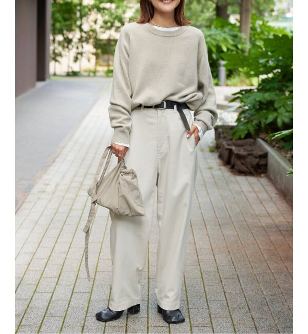 OUTDOOR PRODUCTS Usual Things「≪予約≫WOOL SIGNATURE クルーネックニット」|ニット・セーター|