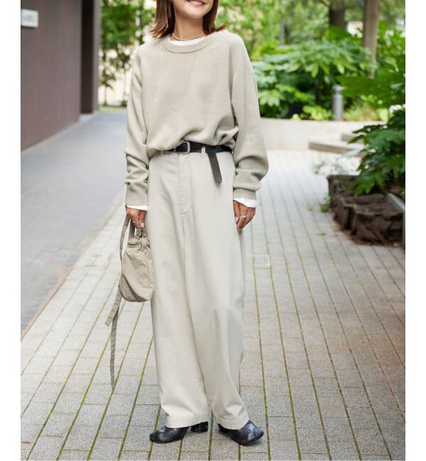 OUTDOOR PRODUCTS Usual Things「≪予約≫WOOL SIGNATURE クルーネックニット」|ニット・セーター|
