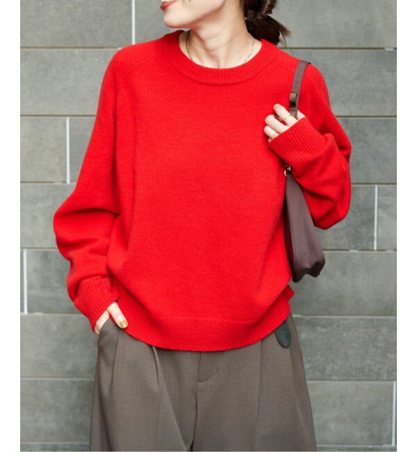 OUTDOOR PRODUCTS Usual Things「≪予約≫WOOL SIGNATURE クルーネックニット」|ニット・セーター|