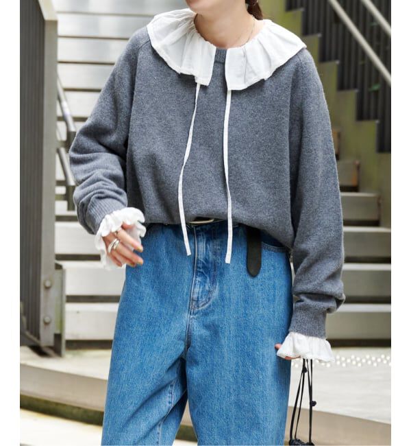OUTDOOR PRODUCTS Usual Things「≪予約≫WOOL SIGNATURE クルーネックニット」|ニット・セーター|