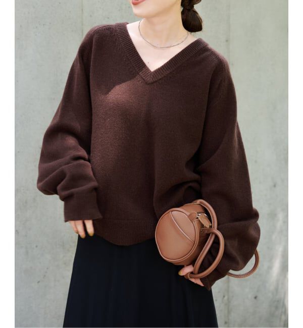 OUTDOOR PRODUCTS Usual Things「≪予約≫WOOL SIGNATURE Vネックニット」|ニット・セーター|