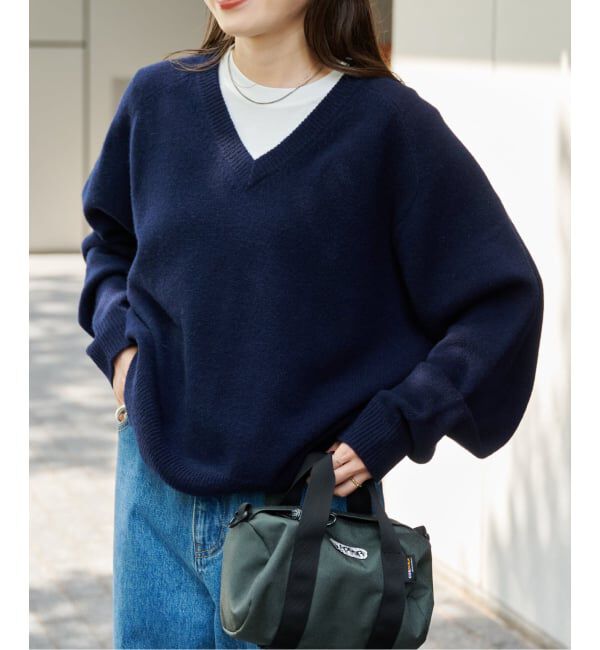 OUTDOOR PRODUCTS Usual Things「≪予約≫WOOL SIGNATURE Vネックニット」|ニット・セーター|