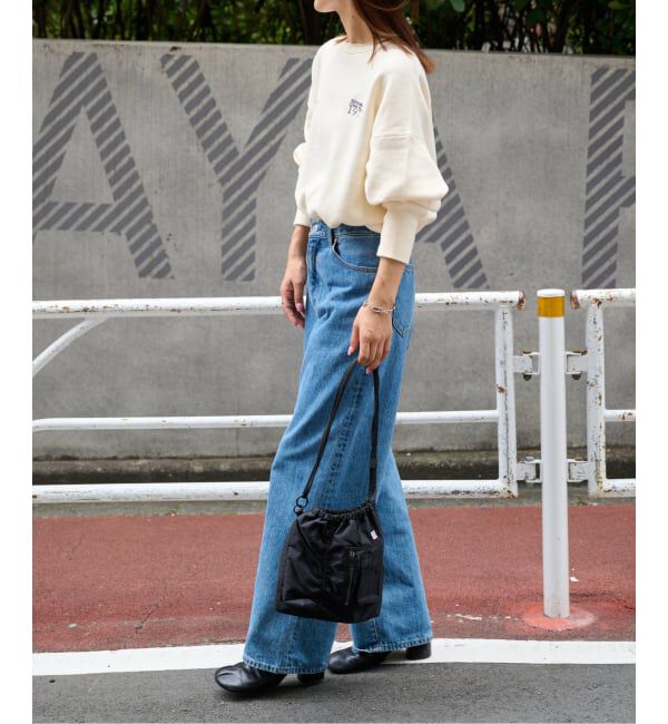 OUTDOOR PRODUCTS Usual Things「≪予約≫追加3 ロゴ刺繍スウェットライククルーネックニットプルオーバー」|ニット・セーター|