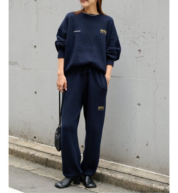 OUTDOOR PRODUCTS Usual Things「≪予約≫追加3 ロゴ刺繍スウェットライククルーネックニットプルオーバー」|ニット・セーター|