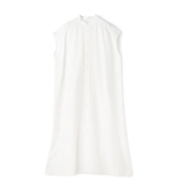 GALERIE VIE「リブコンビフレンチリネン フレンチスリーブワンピース」|ワンピース|11 ホワイト