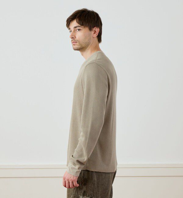 JAMES PERSE「コットンリネンワッフル ロングスリーブカットソー MCLW3747」|Tシャツ・カットソー|