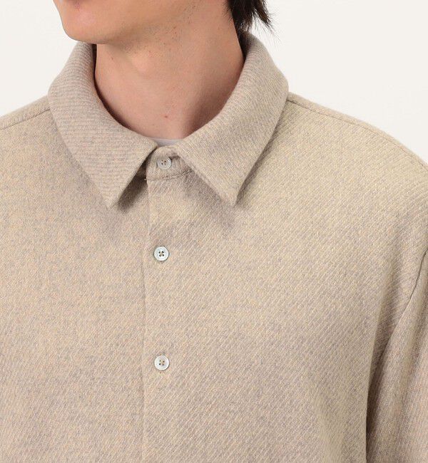 JAMES PERSE「カシミヤウールツイルシャツ MWST3821」|シャツ・ブラウス|
