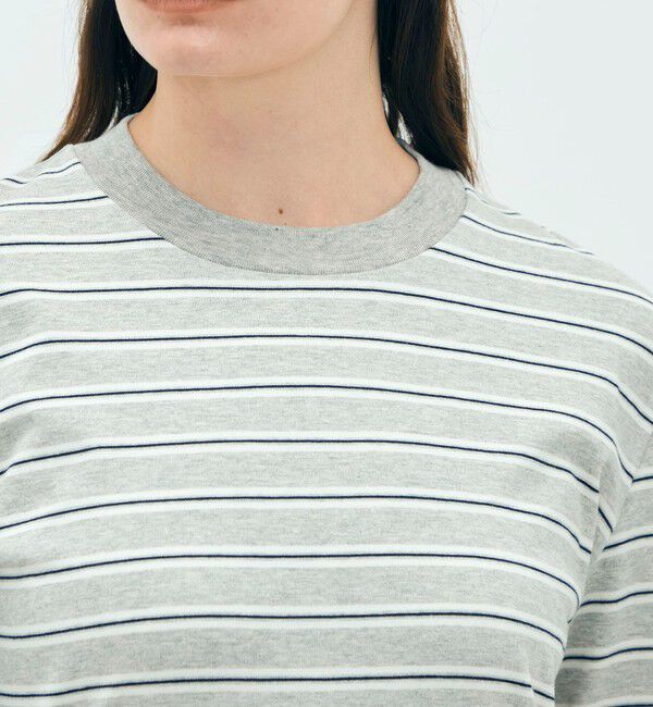 Edition「edition pourell コンパクトコットン ボーダープルオーバー」|Tシャツ・カットソー|