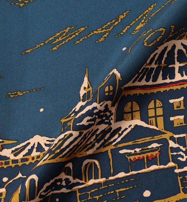 TOMORROWLAND GOODS「manipuri VIEW シルクスカーフ」|バンダナ・スカーフ|